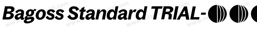 Bagoss Standard TRIAL字体转换